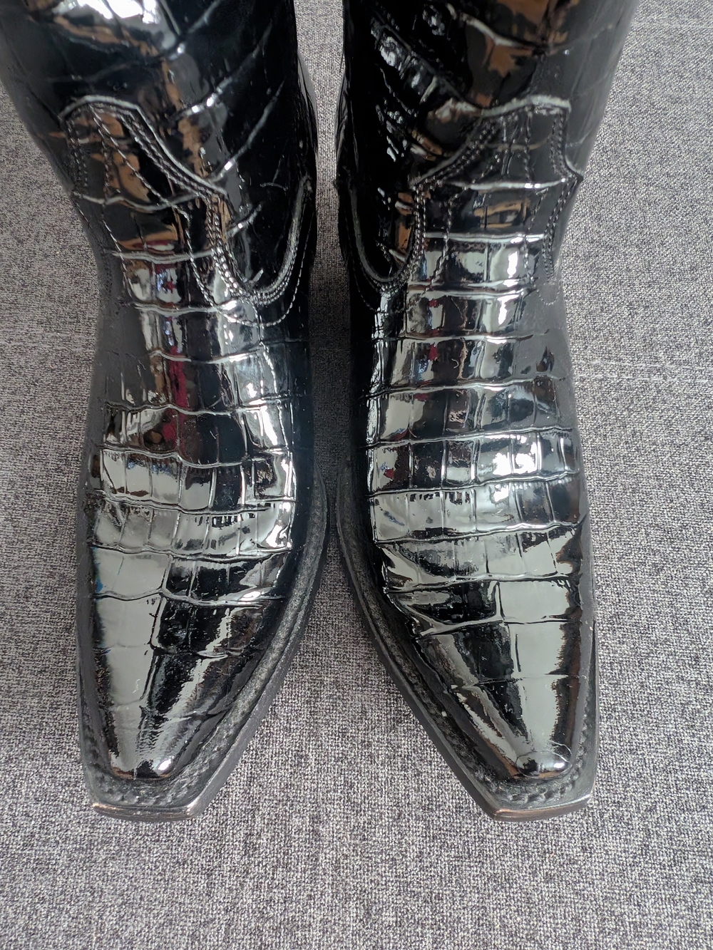 Ariat Casanova Luxe Caviar Croc Print - Picture 8 of 11